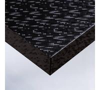 DIMEXACT - Revêtement mural noir à motif petits carreaux - 122 cm x 10 m - en Rouleau