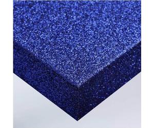 DIMEXACT - Rouleau adhésif bleu nuit pailleté - 122 cm x 10 m - en Rouleau