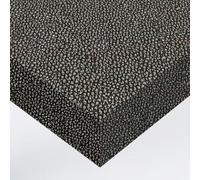 DIMEXACT - Rouleau adhésif effet cuir martelé noir et argent - 122 cm x 1 m - en Rouleau