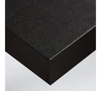 DIMEXACT - Rouleau adhésif effet cuir noir - 122 cm x 5 m - en Rouleau