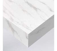 DIMEXACT - Rouleau adhésif Effet marbre Blanc et Gris - 122 cm x 2 m - en Rouleau