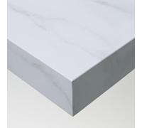 DIMEXACT - Rouleau adhésif effet marbre blanc mat - 60 cm x 2.5 m - en Rouleau