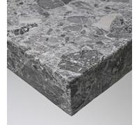 DIMEXACT - Rouleau adhésif effet marbre gris naturel - 122 cm x 2.5 m - en Rouleau