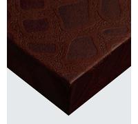 DIMEXACT - Vinyle adhésif effet tissu marron peau de girafe - 132 cm x 1.5 m - en Rouleau