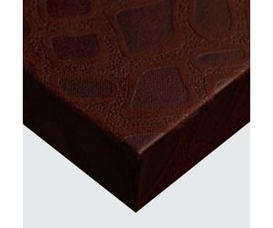 DIMEXACT - Vinyle adhésif effet tissu marron peau de girafe - 132 cm x 5 m - en Rouleau