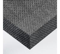 DIMEXACT - Vinyle adhésif effet tissu nid d'abeille gris - 122 cm x 1.5 m - en Rouleau