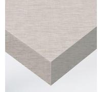 DIMEXACT - Vinyle adhésif effet tissu rayé beige clair - 122 cm x 10 m - en Rouleau