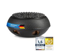 DIMONO® Chauffe-Théière en Fonte - Diamètre 15 cm, Texture Fossettes | Fonte massive résistante à la chaleur - sans pile ni prise - idéal cadeau amateurs de thé