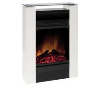 DIMPLEX Cheminée décorative Gisella - 750 / 1500 W - Effet Optiflame - Blanc