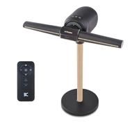 DIMPLEX FlexBlade Ventilateur sans Pales sur Pied, Double Direction 2×180°, Oscillation 90°, Portée 20 m, Silencieux 36 dB, Télécommande Magnétique, 5 Vitesses, Minuterie