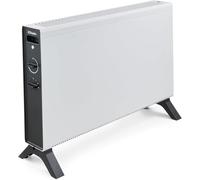 Dimplex HeatLite Convecteur 2000 W, Chauffage d'Appoint Électrique, Blanc | Radiateur électrique 2000 W, 3 allures 750/1250/2000 W, thermostat mécanique, silencieux sans soufflerie, jusqu’à 60 m³