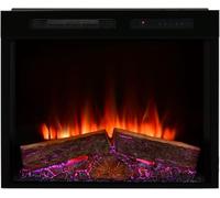 Dimplex Spark Optiflame Cheminée électricienne encastrée avec 13 thèmes de Couleur, Vitesse de Flamme et luminosité réglables avec minuterie programmable et télécommande 71,1 cm