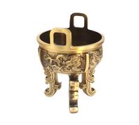 DimyFew Brûleur D'encens Élégant Brûleur D'encens avec Trépied Stable Brûle-Parfum pour Amateurs Méditation, Sanctuaire, Temple