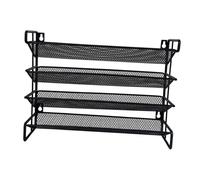 DimyFew Étagère à épices à 4 Niveaux pour Comptoir de Cuisine, Support pour Bouteilles D'épices à Poser Au Mur.