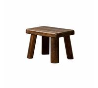DimyFew Petit Tabouret Carré en Bois Style Chinois Tabouret Bas en Bois Résistant à l'usure Article Domestique pour Bébés, Entrée, Tabouret en Bois Massif, Petite Taille