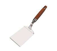 DimyFew Spatule à Pizza en Acier Inoxydable, Spatule à Hamburger Facile à Nettoyer, Spatule Métallique à Surface Plate pour La Cuisine, Les Barbecues, Les PIQ