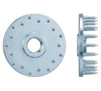 DIN 1052 Connecteur bois Temperg type D, gal Zn, une face, 50 ÜH gal Zn S 50 pces
