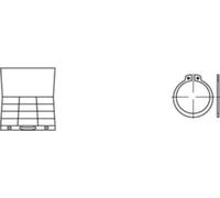 DIN 471 S Circlips Assortiment acier Circlips S