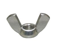 DIN 580 0208507 - 4 - Ecrou Papillon acunada m.10 zingué blanc