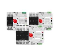 Din Rail 2P 3P 4P ATS Dual Power Automatic Transfer Switch Selector Switches Uninterrupted Power Generator 63A 100A 125A BIANMTSW(3p,125A)