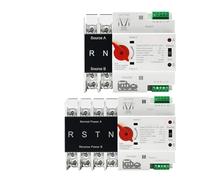 Din Rail 2P 4P ATS Dual Power Automatic Transfer Switch Electrical Selector Switches Uninterrupted Power 100A Circuit Breaker BIANMTSW(4P,220V)