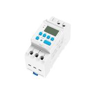 Din Rail Astronomical Timer Switch LCD Display 16A 20A 30A Timing Control Latitude Switch 110V 220V CZAOINCU(THC-20B-AC110V)