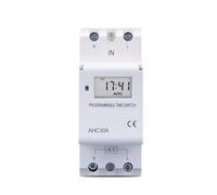 Din Rail monophasé hebdomadaire 7 jours Programmable numérique temporisation relais minuterie contrôle AC 220 V 230 V 12 V 24 V 48 V 16A 1 pièces 1 pièces(15A,110V AC DC)