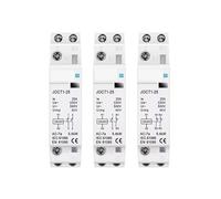 Din Rail Mounted Household Modular AC Contactor 2P 16A 20A 25A 2NO 2NC 1NO 1NC AC220V AC230V 50/60Hz For Home House Hotel(Accessories 1NO)
