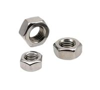 DIN934 304 Écrou hexagonal en acier inoxydable M1-M12 Fixation assortie métrique(50pcs M2)