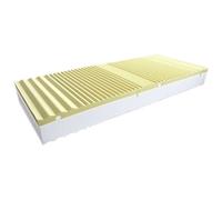 Dinaflex Matelas MÉMOIRE 120X180 Aloe Vera en Dessous du Prix, A Onde 9 Zones Style, Confort Relax ÉPAISSEUR Totale H 21 WATERFOAM Easy Clean, Amovible ET Lavable.15 Ans GARANT. Livraison Gratuite