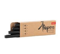 Dingbats Fineliner Ātopen – Feutres pointe fine noir – Pack de 4, à base d'eau, anti-bavure