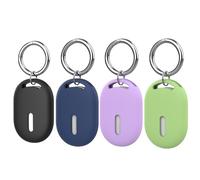 Dingfeiyu Étuis de Protection pour xiaomi tag nti-Chute et Anti-Rayures Coque Traceur GPS Android Locator Tracker pour Clés, Bagages, Portefeuilles, Enfants (Ensemble de 4 Couleurs A)