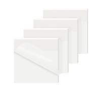 dinghaole 200 Pièces Notes Autocollantes Transparentes, Feuilles Note Autocollantes transparent Imperméable, pour Marquer Bureau Documents et Livres,Etudiant Notes, Table à Manger Message