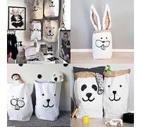 Dinglong Grand Dessin Animé Lourd Papier Kraft Sac d'ours Cils Papier De Rangement Sacs Jouets BéBé Jouer Tapis Jouets Enfants Mur De Poche VêTements Frais D'Organisateur BoîTe (A)
