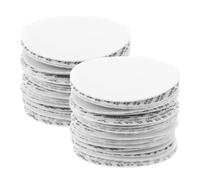 DINHEAROM 100pcs Pastilles Adhésives pour Bocaux à Large Ouverture 60mm, Doublures de Bouchons en Mousse PS, Prévient Les Fuites et Conserve la Fraîcheur pour Stockage Alimentaire