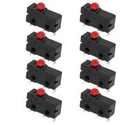 DINHEAROM 10pièces Lot de Micro Interrupteurs Fin de Course à Bouton Contacteur Appliance Ppa Robuste Déclenchement Sensible Installation Facile pour Appareils Électriques