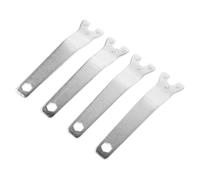 DINHEAROM 4 Pièces e Serrage de Disque pour Meuleuse D’angle rgots en Acier au Carbone, Structure à 3 Griffes, Argenté, pour Machine de Découpe et Polisseuse, Bricoleurs