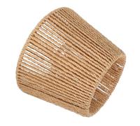 DINHEAROM Abat-jour Vintage Marron en Corde de Papier Tressée E27/e14, Multifonctionnel Design Élégant pour Lampe Plafonnier pour Cafés et Bureaux