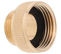 DINHEAROM Adaptateur Laiton Robuste pour Tuyau Arrosage Femelle à Mâle Connecteur Étanche Anti-Fuite pour Réparation et Raccord Jardin Polyvalent