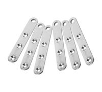 DINHEAROM Charnières Invisibles Pivot Flexible Structure Arbre Haut-bas Lot de 6 en Acier Inoxydable Solide et Résistantes à Déformation Argenté pour Portes et Meubles