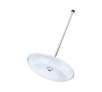DINHEAROM Égouttoir à Carafe à Vin Support Robuste en Métal Blanc Design Gain de Place pour Séchage Vertical pour Bar et Restaurants pour Bouteilles et Carafes