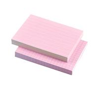 DINHEAROM Fiches Bristol Lignées Facile à Utiliser 150 Rose en Papier pour Prise de Notes Écriture Lisse Couleur Aléatoire pour Cartes Mémoire et Projets DIY