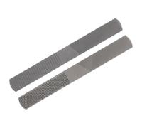 DINHEAROM Fichier plat à main avec lime à dents régulières et lime à bois pour précision et finition fine, acier, 2pcs, surfaces de limage lisses, pour travail du bois outillage