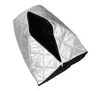 DINHEAROM Housse de Protection en Tissu Oxford pour Bouteille de Gaz Imperméable Argenté, Portable et Facile à Installer Compatible Cylindre de 33 LB pour Camping et Patio