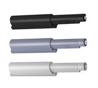 DINHEAROM Loquet Magnétique pour Armoire 3 Pcs Amortisseur à Ouverture par Poussée, Base Stable en Abs, pour Portes D'armoires de 2,5 Mètres