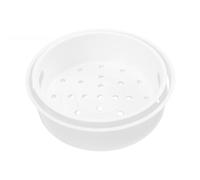 DINHEAROM Paniers Vapeur Multifonctions Usage Lot de 2 en Plastique sans Goût Poignée, Accessoire Vapeur pour Cuiseur à Riz 3l et 5l pour Légumes et Spécialités Asiatiques