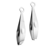 DINHEAROM Pinces à Épiler en Acier Inoxydable 2pcs Cuisine et Maison, Design Multifonctionnel sans Abîmer la Peau, Accessoires Pratiques pour Aliments