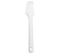 DINHEAROM Spatule en Silicone Blanche Manche Long, Grattoir à Aliments Confortable et Facile à Utiliser, Pâtisserie Cuisine