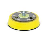 Dino KRAFTPAKET 640345 Plaque de Support pour polisseuse orbitale Double Action, Jaune, 75 mm