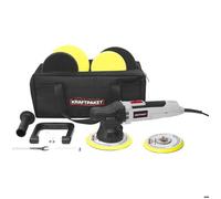 Dino Kraftpaket Polisseuse excentrique course 9mm 650W Xxl Set pour voiture automobile bateau